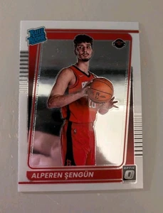 Alperen Sengun 2021-22 Donruss Optic Rated Rookie #169 Houston Rockets - Imagen 1 de 2