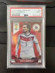 Prizm World Cup Soccer 2014 #84 Mats Hummels Red Prizms /149 PSA 9 W - Picture 1 of 1