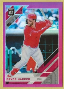 2019 Donruss Optic Bryce Harper Pink Philadelphia Phillies 183 - Picture 1 of 2
