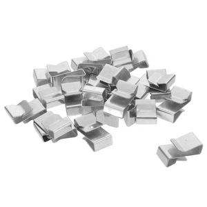 75pcs Trailer Frame Wire Clips - Metal Cable Clips - Solar Panel Double Wire - Afbeelding 1 van 12