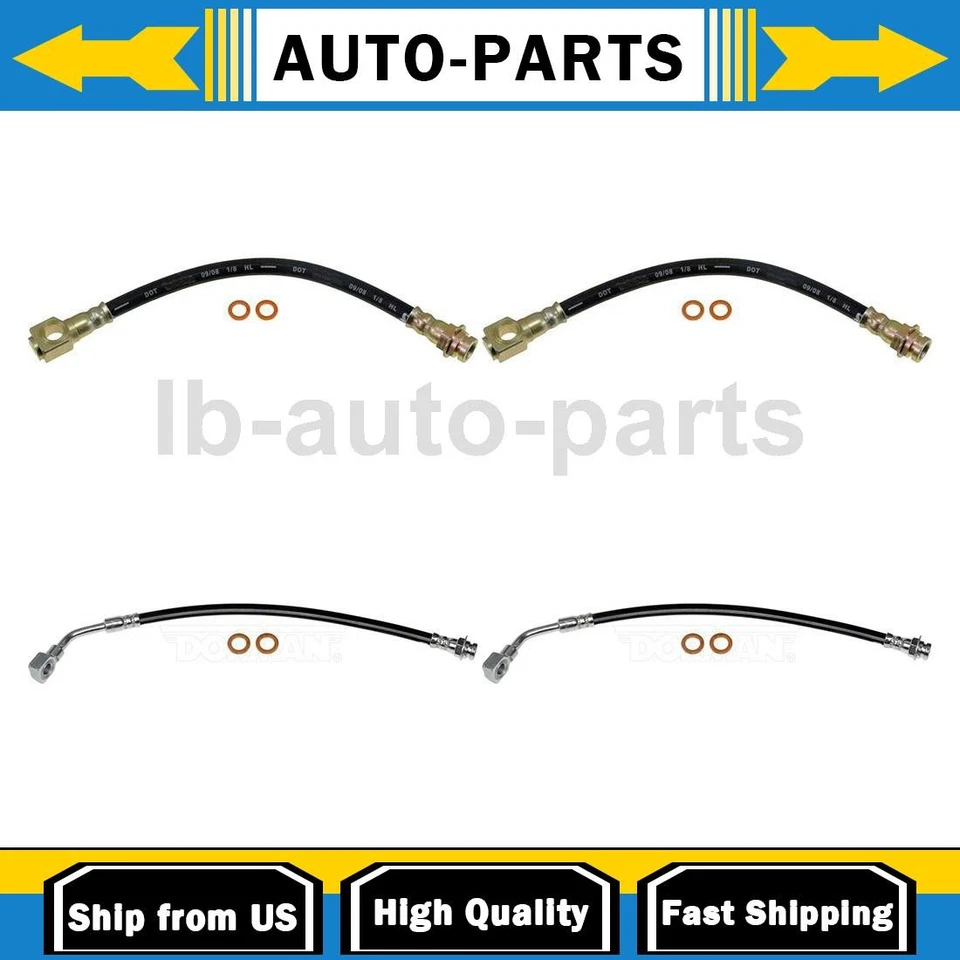 Dorman 制动软管前后 4x 适用于庞蒂亚克大奖赛 1997 - 1998 — 第 1/4 张图片