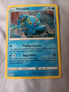 HOLO Manaphy SWSH275 - NM / M - PROMO Cosmos Holo Sword Shield Pokemon Card - Picture 1 of 2