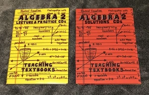 Teaching Textbooks Algebra 2 - Lecture & Practice CDs & Solutions CD's Bundle - Bild 1 von 3