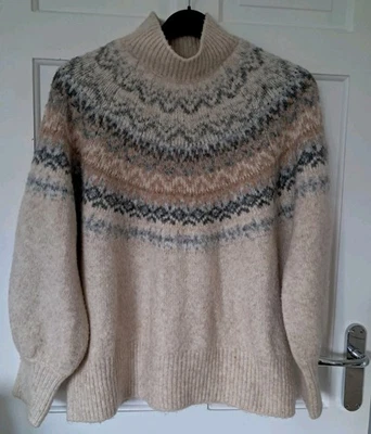 Marks And Spencer Collection ' Fairisle ' Jumper ~ Size XL~ Lovely! ~ Look! ❤️ - Image 1 of 4