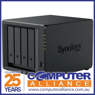 4 Bay Synology DiskStation DS925+ 2.5 Gigabit NAS Unit - image 1 of 3