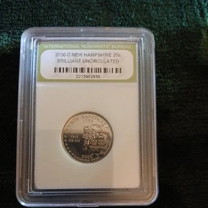 2000-D New Hampshire quarter - Picture 1 of 2