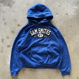 Vintage 90s Proweave Blue Sam Smiths Embroidered Hoodie - XL - Bild 1 von 6