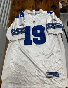 Maglia vintage NFL Reebok Dallas Cowboys #19 taglia 48 - autentica sul campo - Foto 1 di 7