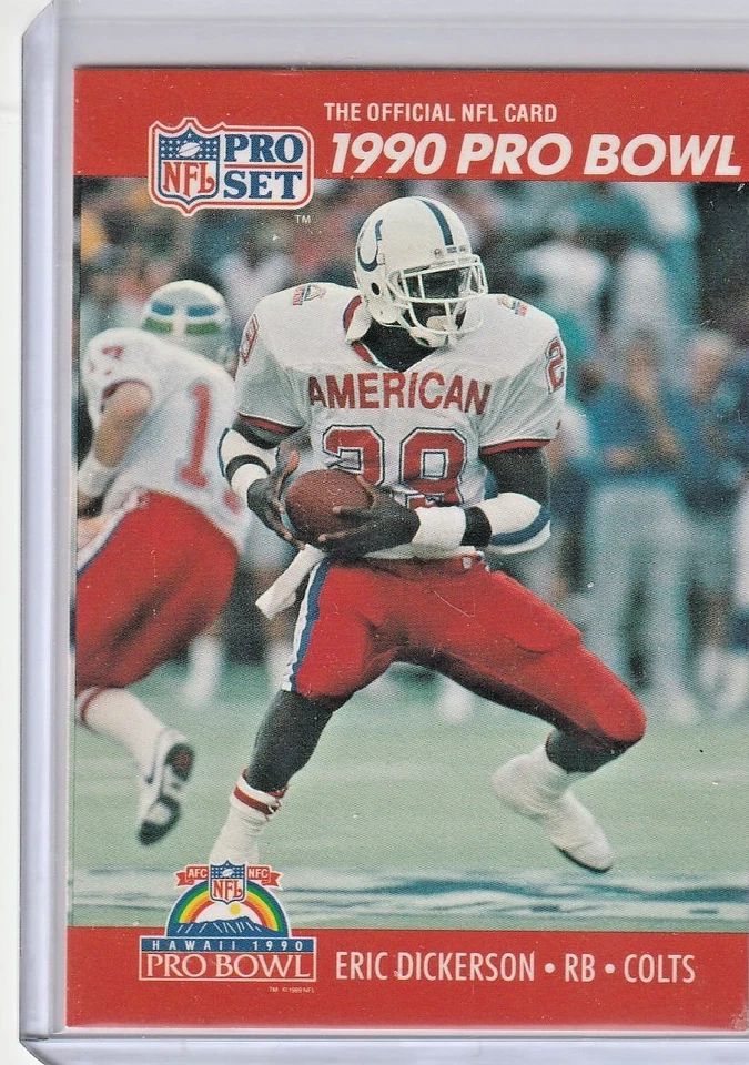 1990 Pro Set - Pro Bowl Eric Dickerson #338 SP Short Print Colts Rams HOF MINT - Image 1 of 1