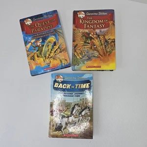 Geronimo Stilton Books Hardcover Children's Books Readers Scholastic Set of 3 - Picture 1 of 8