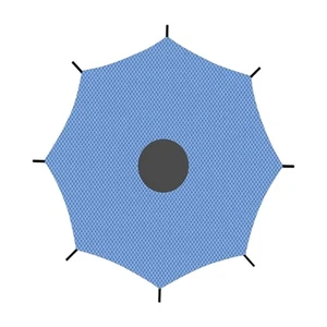 Cubierta de cama elástica de alta calidad para protección solar de verano - Imagen 1 de 20