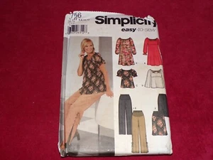 🌻 SIMPLICITY #5756-LADIES MATERNITY DRESS - PANTS - TOP & SKIRT PATTERN 6-12 FF - Picture 1 of 2