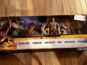 jurassic world dominion owen ca. 10" groß, 5 Greifvögel 7,5"-8" neu ungeöffnet - Bild 1 von 2