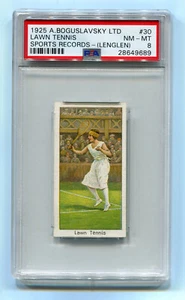 1925 Boguslavsky Turf Sports Records 30 Suzanne Lenglen PSA 8 Vintage HOF Tennis - Picture 1 of 2