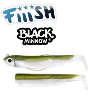 Paquete combinado de señuelos Fiiish Black Minnow No.4 bajo Wrasse Pollock bacalao perca lucioperca - Imagen 1 de 7
