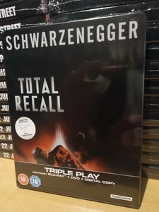 Total Recall Blu Ray Steelbook UK Release NEW & SEALED - Picture 1 of 2