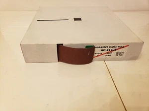 Abrasive Sanding Cloth Aluminum Oxide 40 Grit 2" x 50yd Roll - Picture 1 of 3
