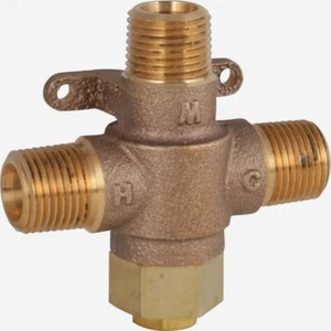 Acorn Controls ST70-12 Tempering Valve, 1/2" In. NPT, Brass, 125 PSI NEW SEALED - Picture 1 of 4