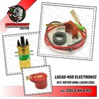 For Lucas 45D 59D distributor Electronic Ignition Kit and Lucas Gold Sports Coil