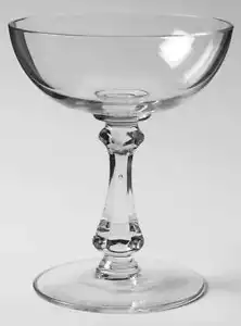 Cambridge Dünkirchen Champagner Sherbet Glas 47437 - Bild 1 von 1
