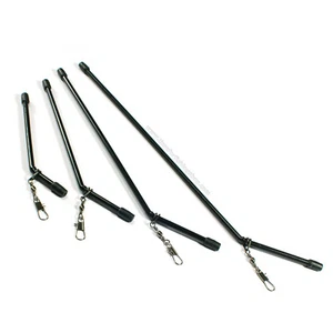 Gebogene Anti-Tangle-Ausleger Druckknopf 10 15 20 25 cm Ärmel Karpfen Hecht Meer grob Angeln - Bild 1 von 4