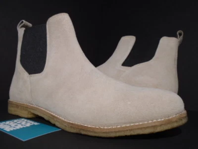 BOTA URBAN OUTFITTERS UO CHELSEA BEIGE TOPO CUERO MARRÓN GAMUZA CREPÉ NUEVA 11 Foto 1 de 4