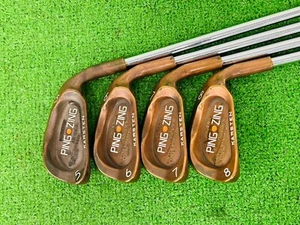 Ping Eye 2 Beryllium Copper Iron 5-9+PW+SW RH Karsten JZ Shaft Orange Dot G12694 - Picture 1 of 7