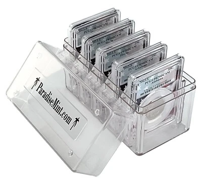 2003 S Clad Quarter 5 Coin Set PCGS PR70 Ultra Cameo - Flag Frame w/Case - Image 1 of 3