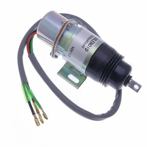 New 894453-3411 MV1-58 Stop Solenoid 12VDC 8-94453341-0 for Hitachi Isuzu Engine - Imagen 1 de 4