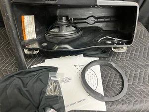 8" Front Harley Saddlebag Speaker Mounting Ring Adapters w/CLOTH 1994-2013 - Picture 1 of 5