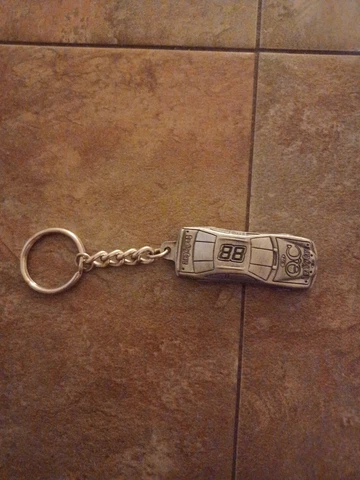 Nascar Fan Fueler #88 (Dale Jarrett) Silver Car Keychain Cover