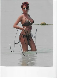 SEXY 10"" x 8"" HANDSIGNIERTES FOTO VON AMY CHILDS (COA) ""DER EINZIGE WEG IST ESSEX"" STAR - Bild 1 von 1