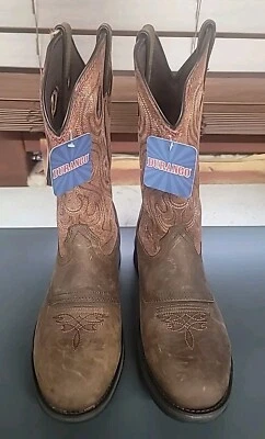 Bota Western Rebel™ by Durango® marrón con montura talla 10EE Foto 1 de 4