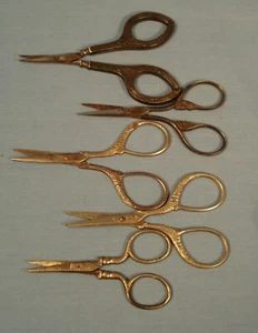 Collection 5 Pair Dressmakers Scissors. - Picture 1 of 11