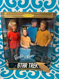 Mattel Barbie Doll Star Trek 30th Anniversary Collector Edition Barbie & Ken - Picture 1 of 4