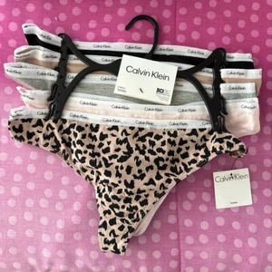 Calvin klein panties thong 5 pack pieces size médium - Picture 1 of 2