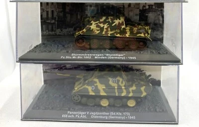 Lotto 2 carri armati De Agostini scala 1:72 da collezione - Immagine 1 di 3