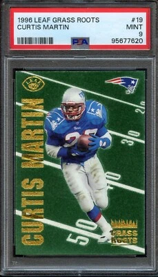 1996 Leaf Curtis Martin PSA 9 - Image 1 of 2