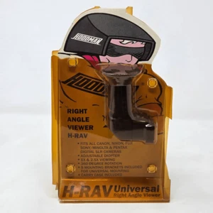 HOODMAN H-RAV VISORE UNIVERSALE ANGOLO RETTO PER FOTOCAMERA DIGITALE NUOVO - Foto 1 di 5
