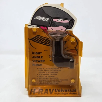 HOODMAN H-RAV UNIVERSAL RIGHT ANGLE FINDER VIEWER FOR DIGITAL CAMERA NEW - Image 1 of 4