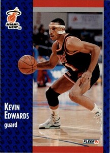 1991-92 Fleer NBA Kevin Edwards #108