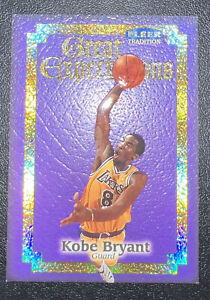 1998-99 Fleer Tradition Kobe Bryant Great Expectations #3 GE Gold Foil NM-MT