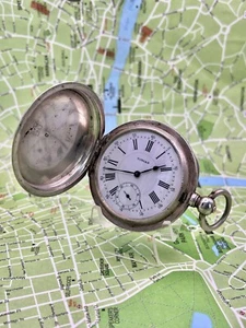 Tobias Russian Empire Silver Hunter Pocket Watch 1870 - Picture 1 of 14