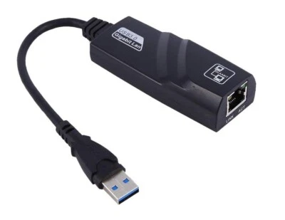 Scheda di rete cablata USB a Rj45 Lan Ethernet adattatore convertitore Gigabit per laptop - Immagine 1 di 4