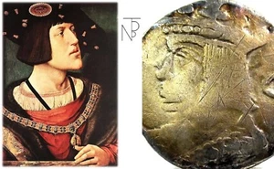 NAPOLI-Campania (Carlo V d'ASBURGO) CARLINO - Picture 1 of 9