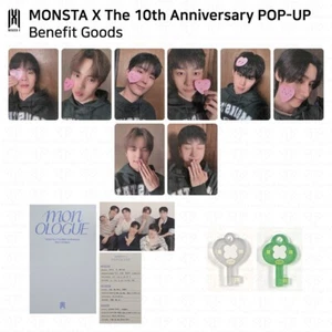 Monólogo tienda pop-up Monólogo beneficio tarjeta fotográfica entrada MD Monsta X The 10th Anniversary - Imagen 1 de 23