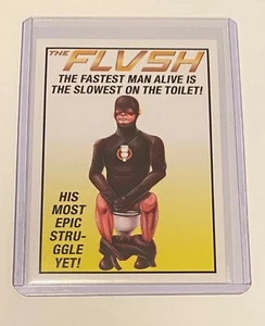 THE FLUSH Wacky Packages 2017 Spazzatura Secchio Bambini Autunno TV Anteprima #3 154cc Flash - Foto 1 di 2