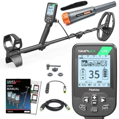 Nokta Simplex LITE Next Generation Waterproof Metal Detector + Nokta Pinpointer - Image 1 of 4