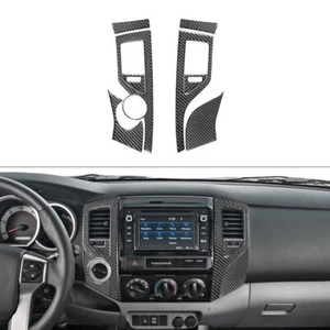 Juego de 8 molduras de cubierta de ventilación de aire central de fibra de carbono para Toyota Tacoma 4x4 2012-2015 - Imagen 1 de 12