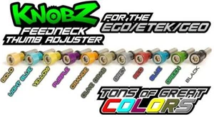 TechT Knobz Feedneck Thumber Adjuster - Black - Picture 1 of 1